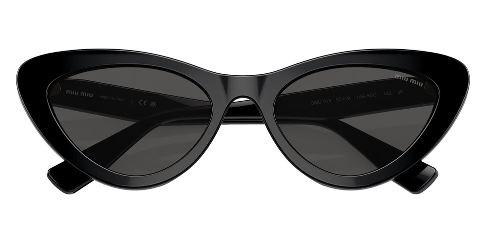 Miu Miu® MU 01VS Sunglasses MU 01VS 1AB5S0 55 - Black