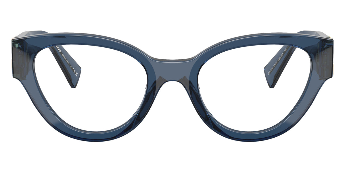 Miu Miu® MU 01VV Eyeglasses MU 01VV 08Q1O1 52 - Blue Transparent