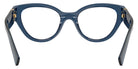 Miu Miu® MU 01VV Eyeglasses MU 01VV 08Q1O1 52 - Blue Transparent