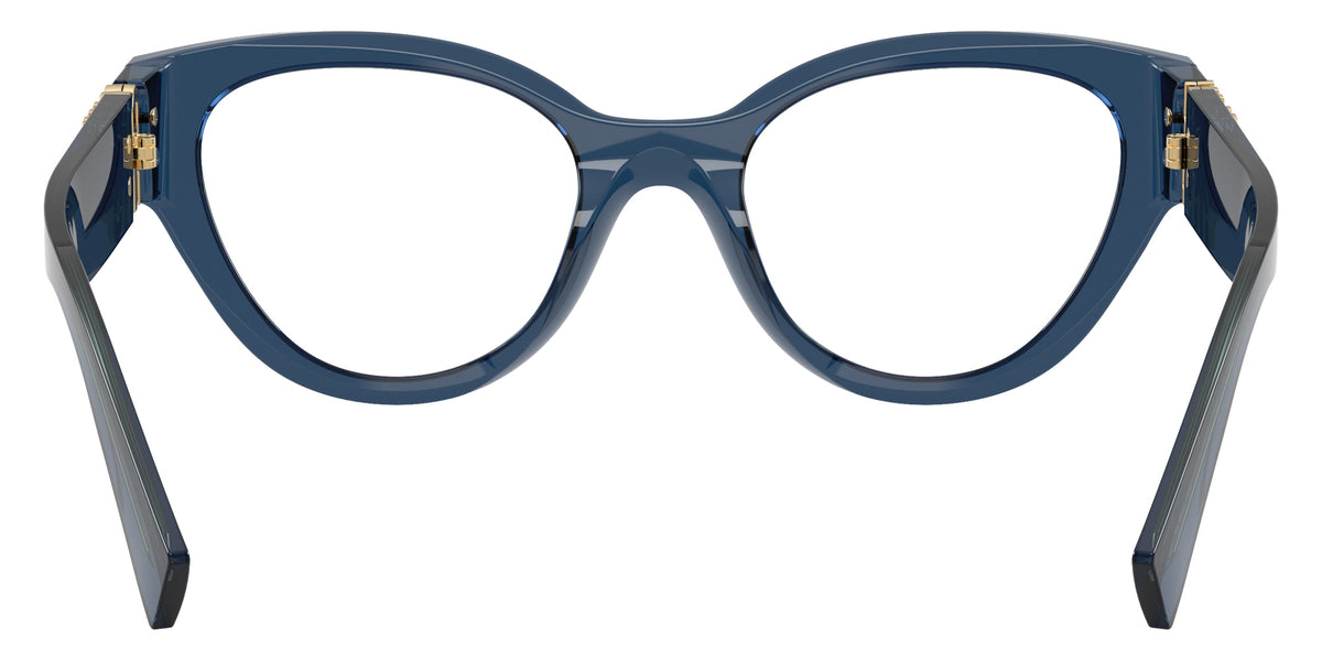 Miu Miu® MU 01VV Eyeglasses MU 01VV 08Q1O1 52 - Blue Transparent