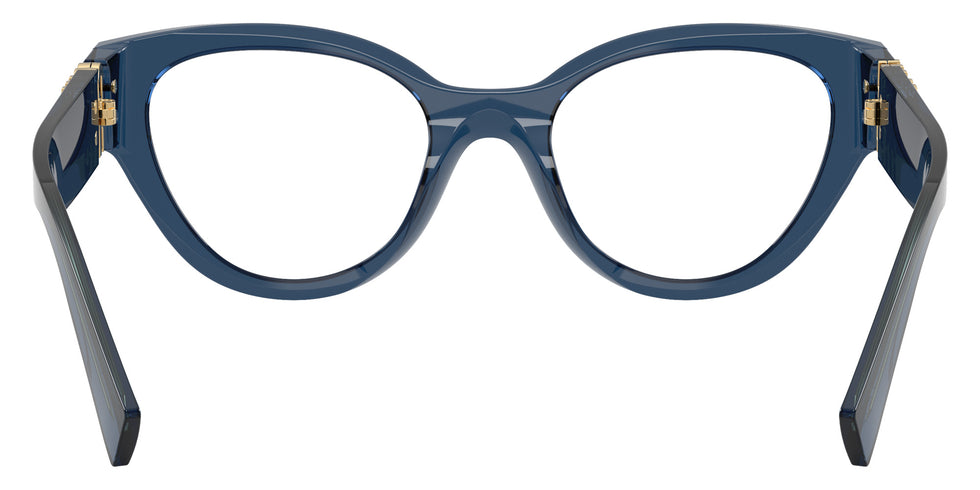 Miu Miu® MU 01VV Eyeglasses MU 01VV 08Q1O1 52 - Blue Transparent