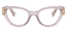 Miu Miu® MU 01VV Eyeglasses MU 01VV 12W1O1 52 - Transparent Mauve