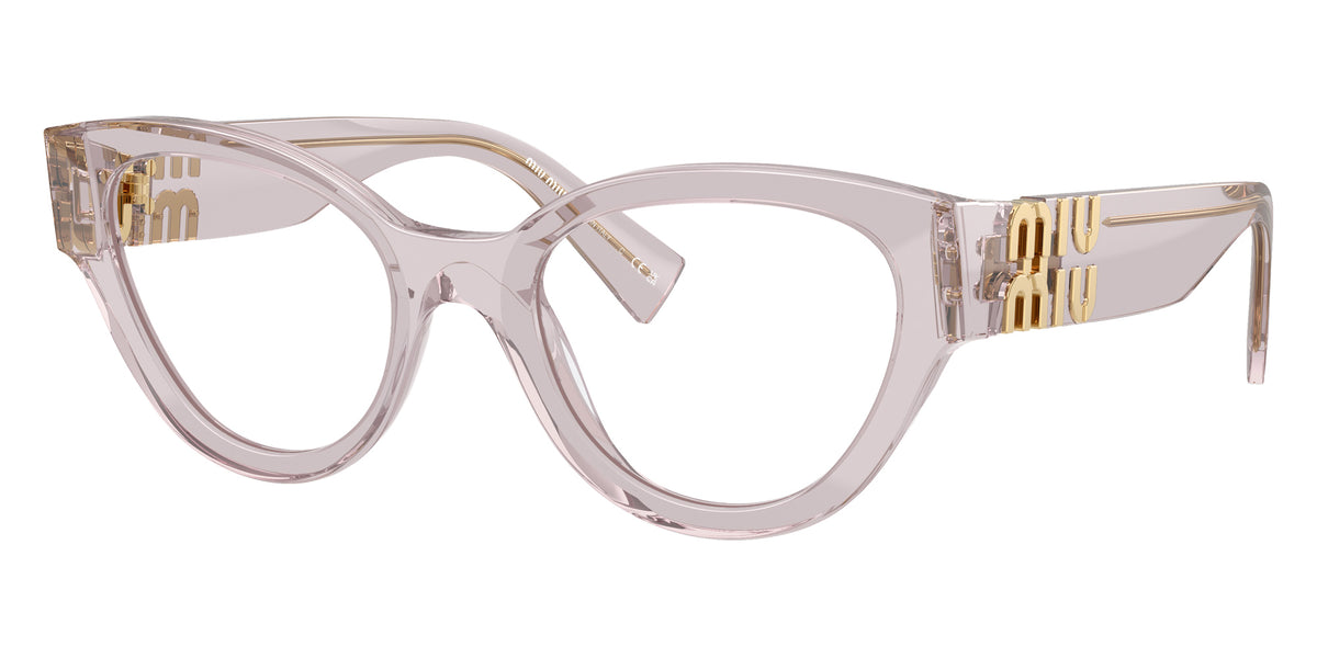 Miu Miu® MU 01VV Eyeglasses MU 01VV 12W1O1 52 - Transparent Mauve