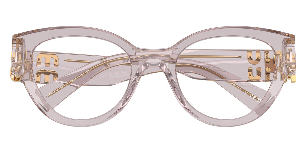 Miu Miu® MU 01VV Eyeglasses MU 01VV 12W1O1 52 - Transparent Mauve