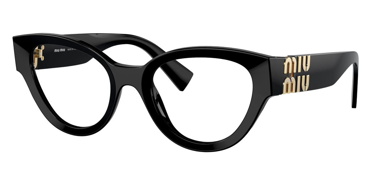 Miu Miu® MU 01VV Eyeglasses MU 01VV 1AB1O1 52 - Black