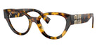 Miu Miu® MU 01VV Eyeglasses MU 01VV VAU1O1 52 - Honey Havana