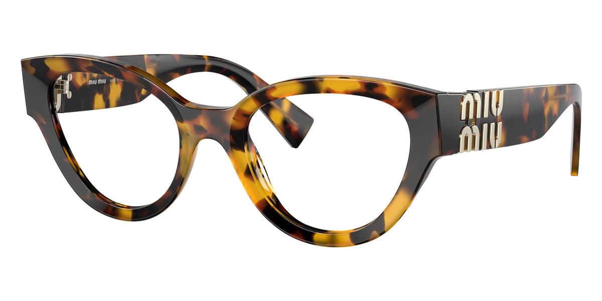 Miu Miu® MU 01VV Eyeglasses MU 01VV VAU1O1 52 - Honey Havana