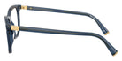 Miu Miu® MU 01WV Eyeglasses MU 01WV 08Q1O1 52 - Blue Transparent