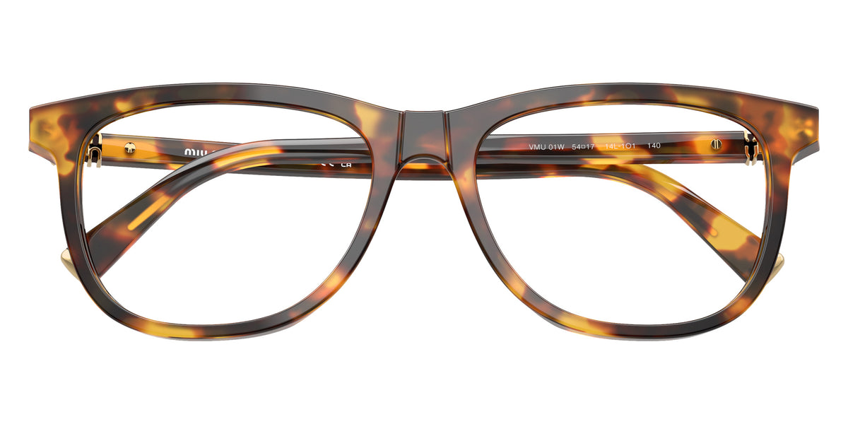 Miu Miu® MU 01WV Eyeglasses MU 01WV 14L1O1 52 - Honey Havana