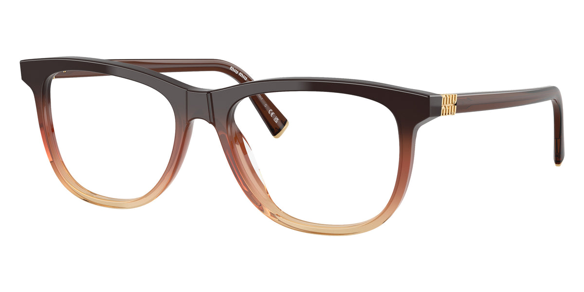 Miu Miu® MU 01WV Eyeglasses MU 01WV 24C1O1 54 - Transparent Brown