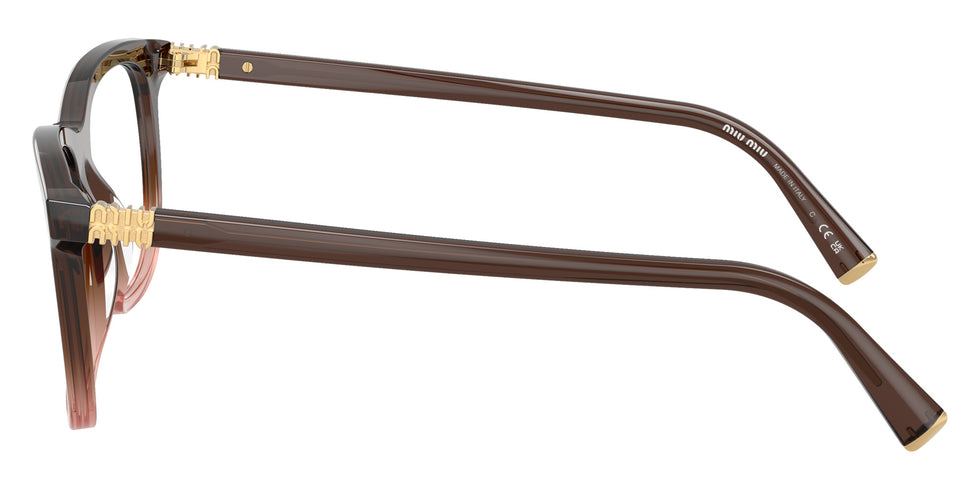 Miu Miu® MU 01WV Eyeglasses MU 01WV 25C1O1 54 - Transparent Bordeaux