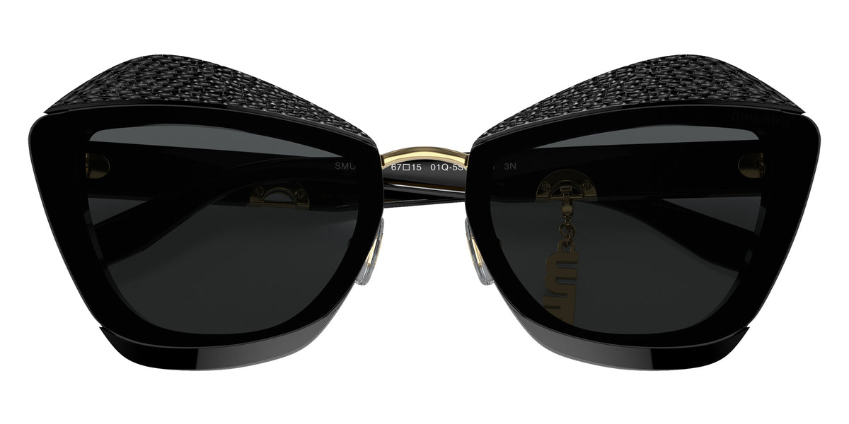 Miu Miu® MU 01XS Sunglasses MU 01XS 01Q5S0 67 - Black