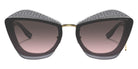 Miu Miu® MU 01XS Sunglasses MU 01XS 02O146 67 - Dark Grey Transparent