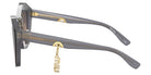 Miu Miu® MU 01XS Sunglasses MU 01XS 02O146 67 - Dark Grey Transparent