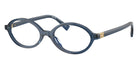 Miu Miu® MU 01XV Eyeglasses MU 01XV 08Q1O1 50 - Blue Crystal