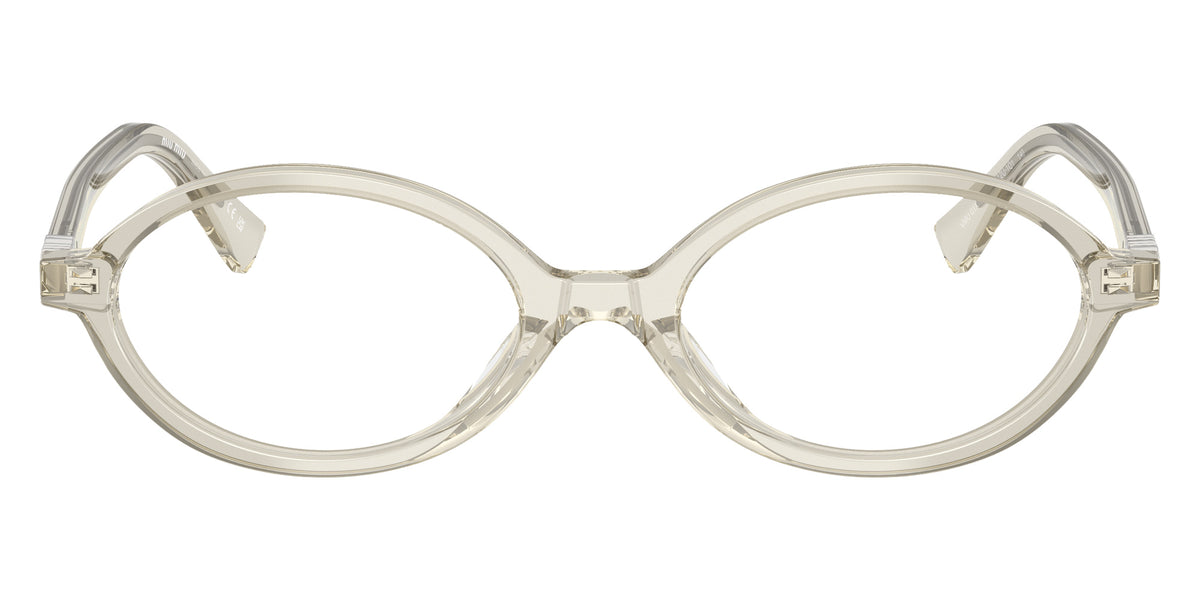 Miu Miu® MU 01XV Eyeglasses MU 01XV 12U1O1 50 - Hemp Transparent