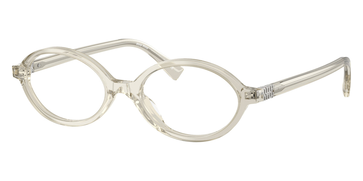 Miu Miu® MU 01XV Eyeglasses MU 01XV 12U1O1 50 - Hemp Transparent