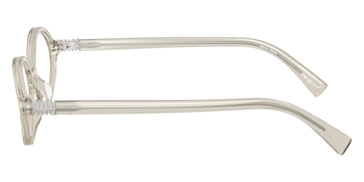 Miu Miu® MU 01XV Eyeglasses MU 01XV 12U1O1 50 - Hemp Transparent
