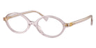 Miu Miu® MU 01XV Eyeglasses MU 01XV 12W1O1 50 - Mauve Transparent