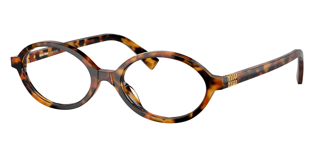 Miu Miu® MU 01XV Eyeglasses MU 01XV 19P1O1 50 - Light Havana