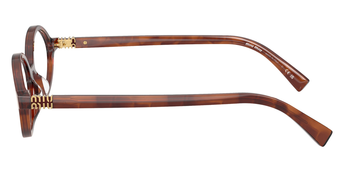 Miu Miu® MU 01XV Eyeglasses MU 01XV 26E1O1 50 - Striped Tobacco