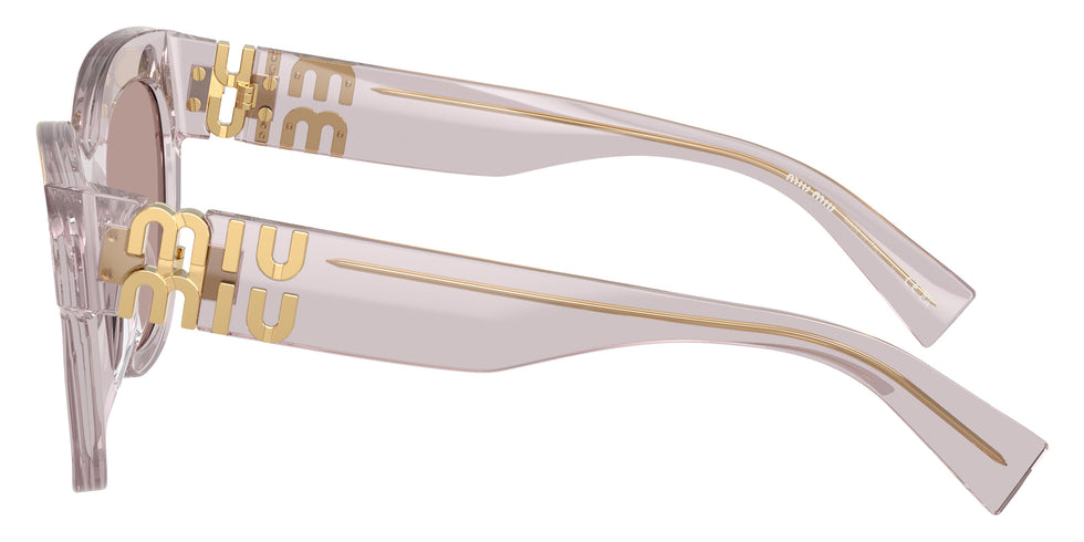 Miu Miu® MU 01YS Sunglasses MU 01YS 12W20I 51 - Mauve Transparent