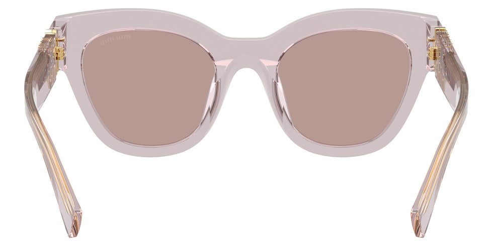 Miu Miu® MU 01YS Sunglasses MU 01YS 12W20I 51 - Mauve Transparent