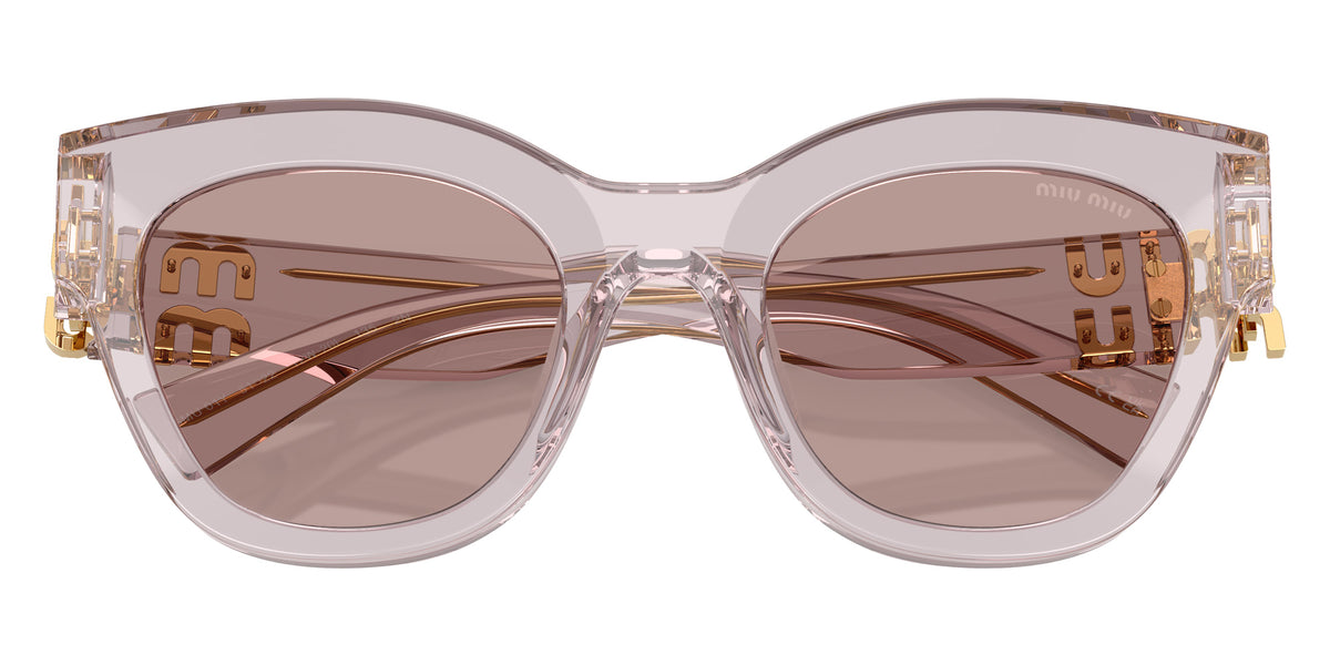Miu Miu® MU 01YS Sunglasses MU 01YS 12W20I 51 - Mauve Transparent