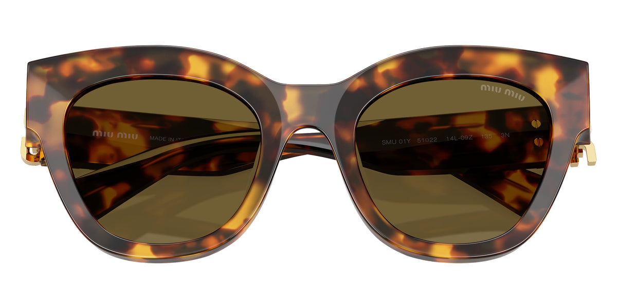 Miu Miu® MU 01YS Sunglasses MU 01YS 14L09Z 51 - Havana Honey