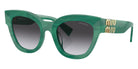 Miu Miu® MU 01YS Sunglasses MU 01YS 15H09S 51 - Green