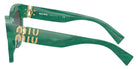 Miu Miu® MU 01YS Sunglasses MU 01YS 15H09S 51 - Green