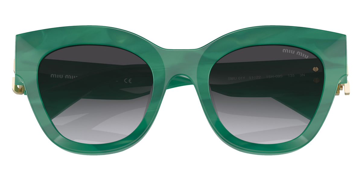 Miu Miu® MU 01YS Sunglasses MU 01YS 15H09S 51 - Green