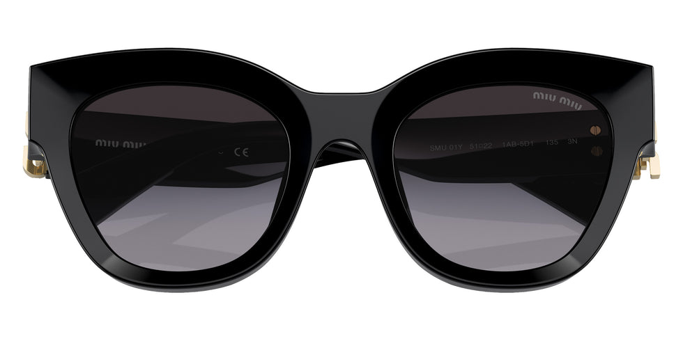 Miu Miu® MU 01YS Sunglasses MU 01YS 1AB5D1 51 - Black