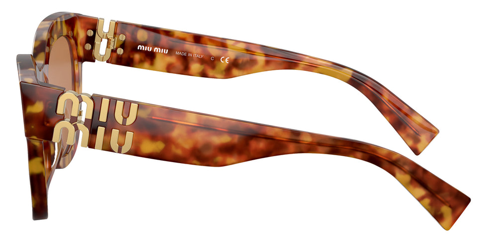 Miu Miu® MU 01YS Sunglasses MU 01YS 4BW2Z1 51 - Light Havana