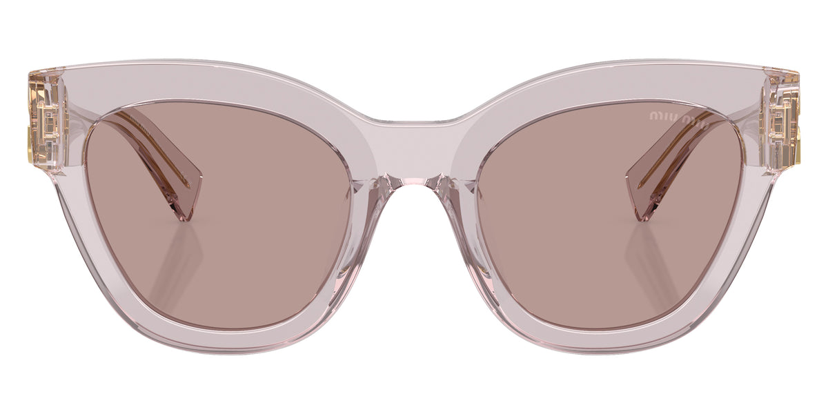 Miu Miu® MU 01YSF Sunglasses MU 01YSF 12W20I 51 - Mauve Transparent