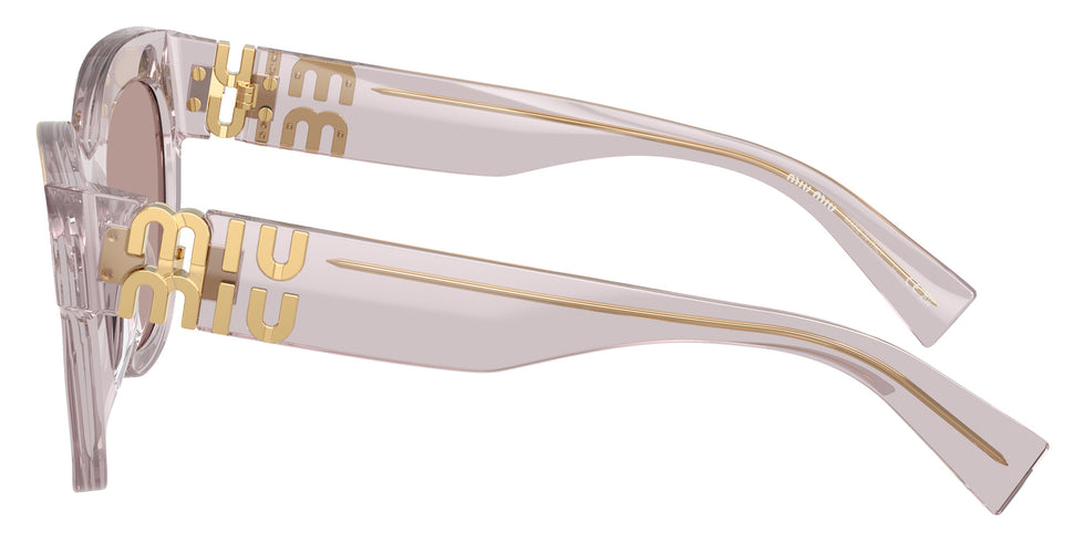 Miu Miu® MU 01YSF Sunglasses MU 01YSF 12W20I 51 - Mauve Transparent