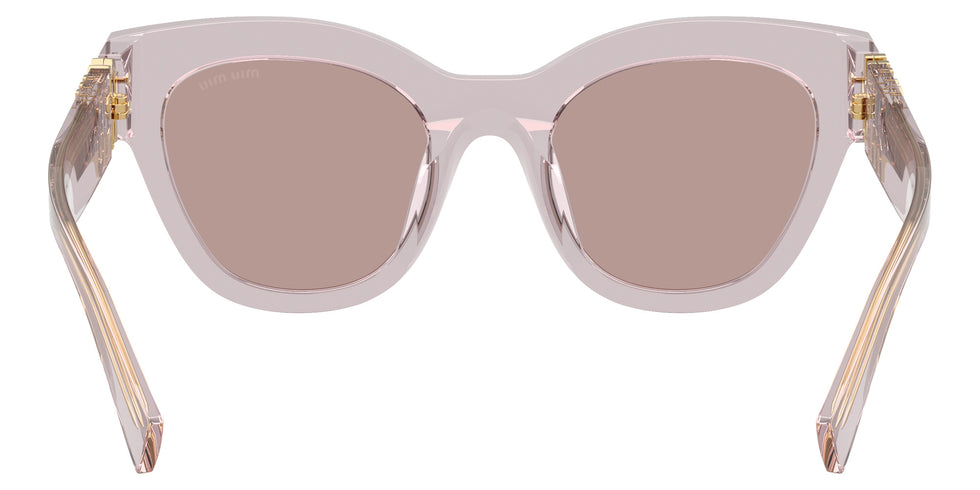 Miu Miu® MU 01YSF Sunglasses MU 01YSF 12W20I 51 - Mauve Transparent