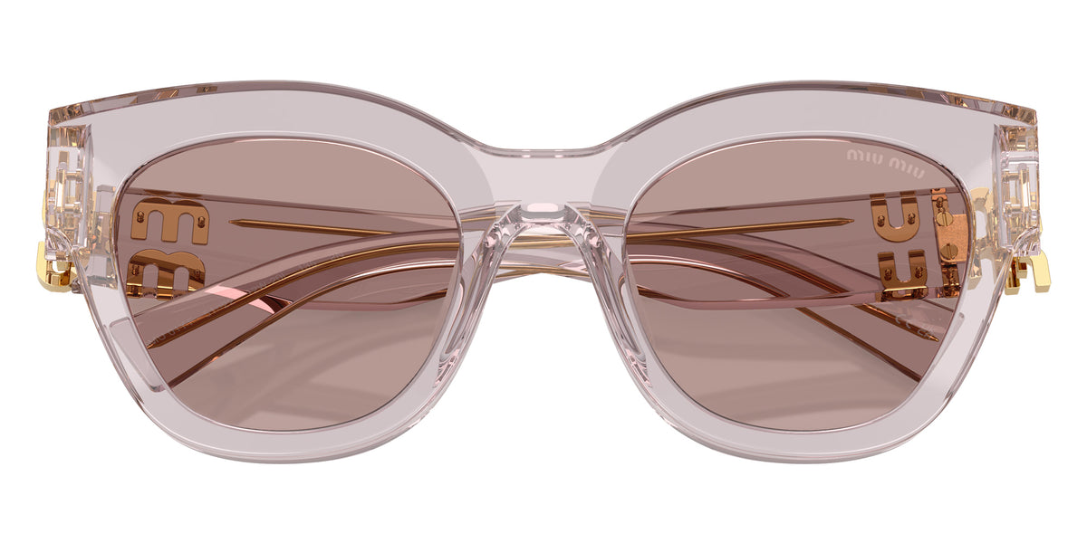 Miu Miu® MU 01YSF Sunglasses MU 01YSF 12W20I 51 - Mauve Transparent