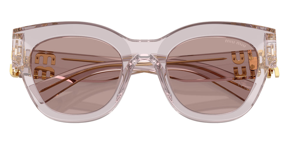 Miu Miu® MU 01YSF Sunglasses MU 01YSF 12W20I 51 - Mauve Transparent