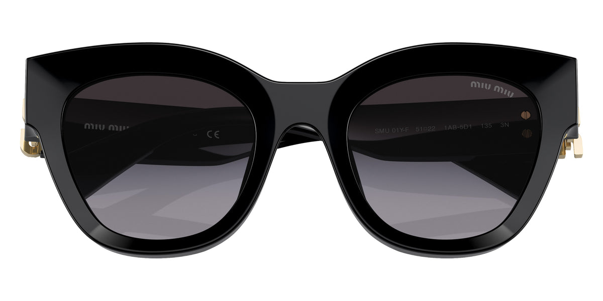 Miu Miu® MU 01YSF Sunglasses MU 01YSF 1AB5D1 51 - Black