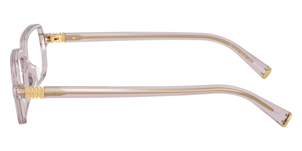 Miu Miu® MU 01YV Eyeglasses MU 01YV 12W1O1 53 - Mauve Transparent