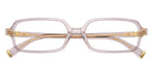 Miu Miu® MU 01YV Eyeglasses MU 01YV 12W1O1 53 - Mauve Transparent