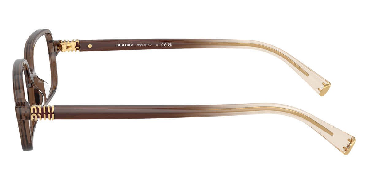 Miu Miu® MU 01YV Eyeglasses MU 01YV 23H1O1 53 - Brown Gradient