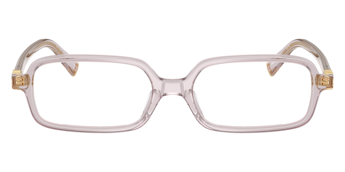 Miu Miu® MU 01YVF Eyeglasses MU 01YVF 12W1O1 53 - Mauve Transparent