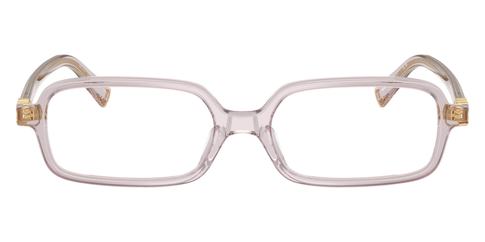 Miu Miu® MU 01YVF Eyeglasses MU 01YVF 12W1O1 53 - Mauve Transparent