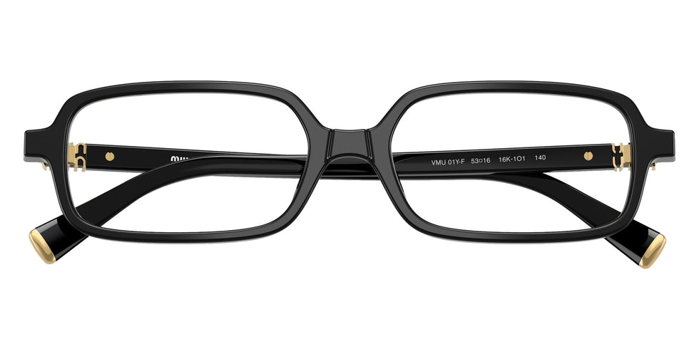 Miu Miu® MU 01YVF Eyeglasses MU 01YVF 16K1O1 53 - Black