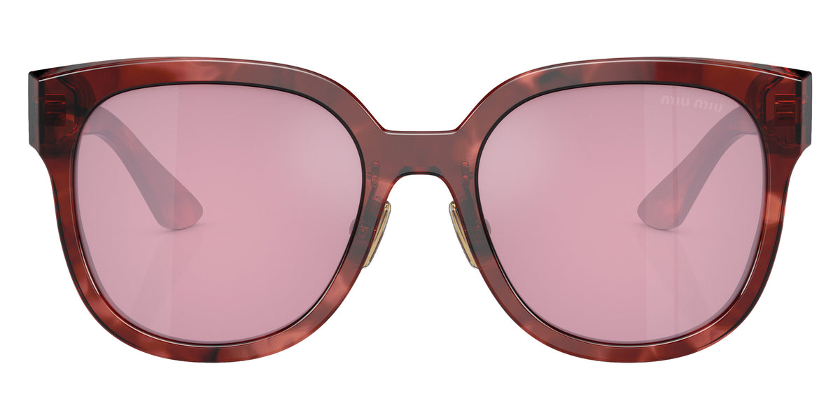 Miu Miu® MU 01ZS Sunglasses MU 01ZS 12Q50D 55 - Striped Garnet