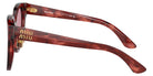 Miu Miu® MU 01ZS Sunglasses MU 01ZS 12Q50D 55 - Striped Garnet