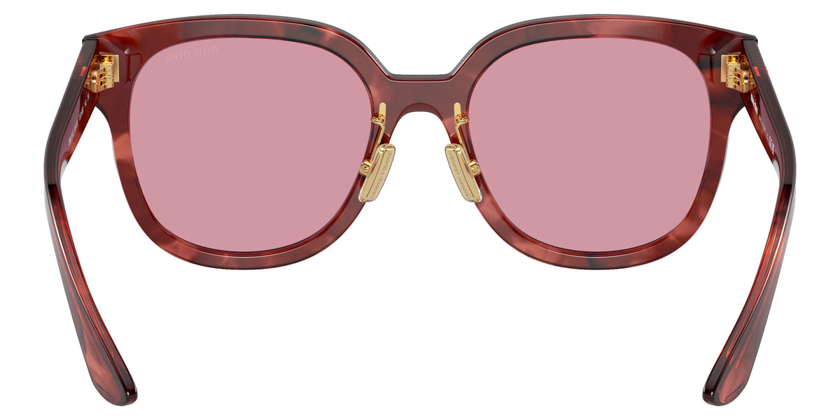 Miu Miu® MU 01ZS Sunglasses MU 01ZS 12Q50D 55 - Striped Garnet