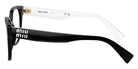 Miu Miu® MU 02VV Eyeglasses MU 02VV 10G1O1 52 - Black & White